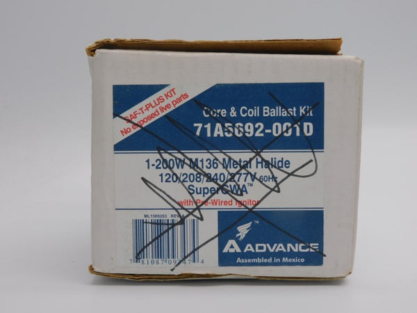 ADVANCE 71A5692-001D 277V REV. A NSMP