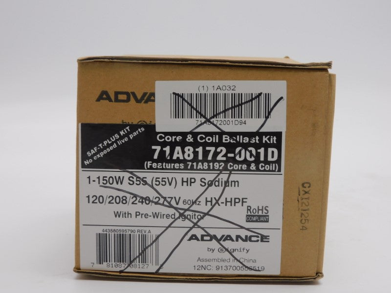 ADVANCE 71A8172-001D REV. A 277V NSFS