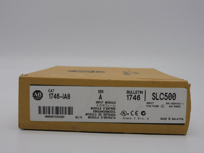 ALLEN BRADLEY 1746-IA8 SER. A 85-132VAC DATE: 2011 NSFS