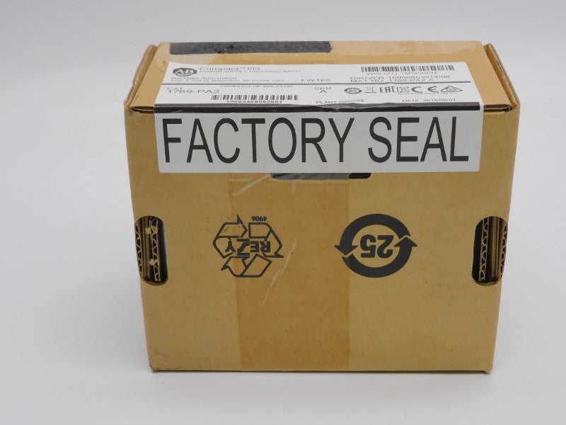 ALLEN BRADLEY 1769-PA2 SER. A 120/240VAC DATE: 2019 NSFS