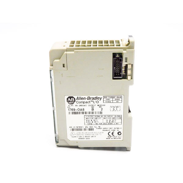 ALLEN BRADLEY 1769-OA8 SER. B F/W 3.1 REV. 2 85-265VAC 10A NSNP