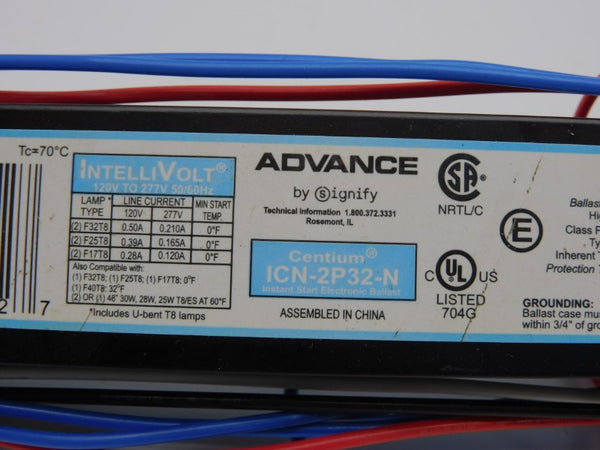 ADVANCE ICN-2P32-N 120/277V NSNP