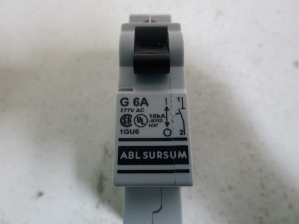 ABL SURSUM 1GU6-G6A CIRCUIT BREAKER 6A  NSNP