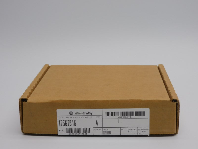 ALLEN BRADLEY 1756-IB16 SER. A F/W 3.2 10-31.2VDC NSMP