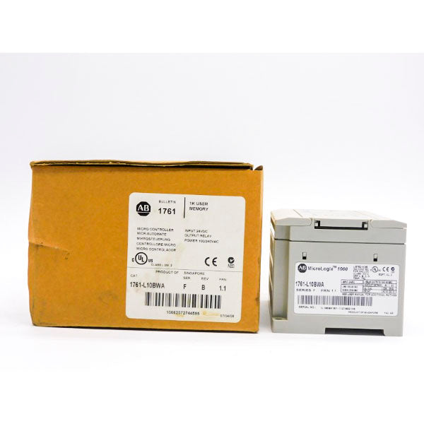 ALLEN BRADLEY 1761-L10BWA SER. F F/W 1.1 REV. B 24VDC NSMP