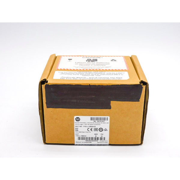 ALLEN BRADLEY 1763-L16BWA SER. B F/W 16 DATE: 2017 NSFS