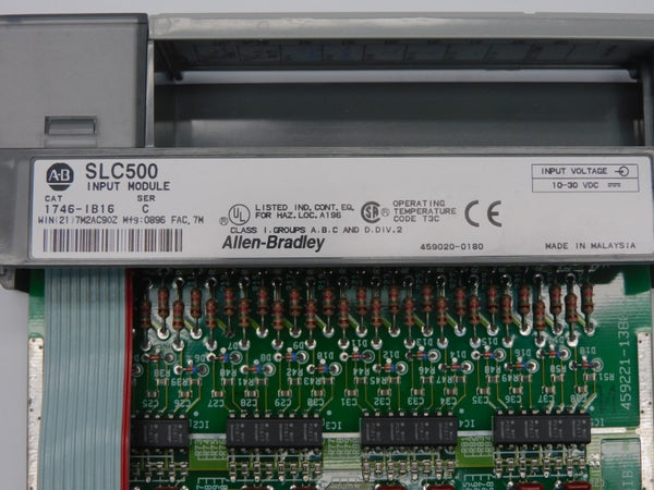 ALLEN BRADLEY 1746-IB16 SER. C 10-30VDC (NO TERMINAL) NSMP