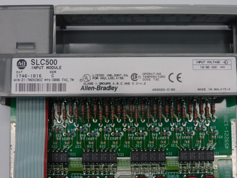 ALLEN BRADLEY 1746-IB16 SER. C 10-30VDC (NO TERMINAL) NSMP