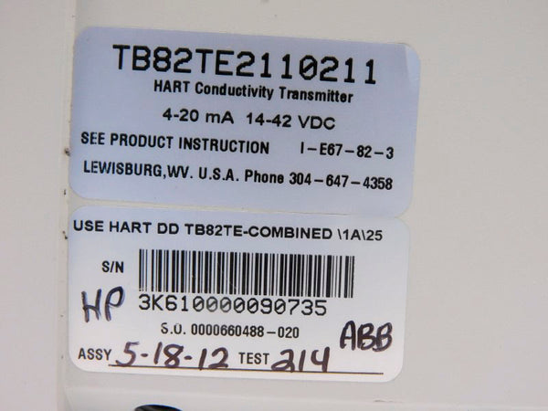 ABB TB82TE2110211 14-42VDC NSMP