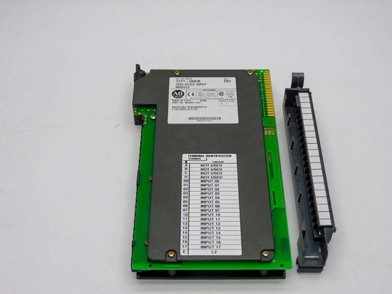 ALLEN BRADLEY 1771-IAD SER. D REV. D01 120VAC/DC 0.195A NSMP