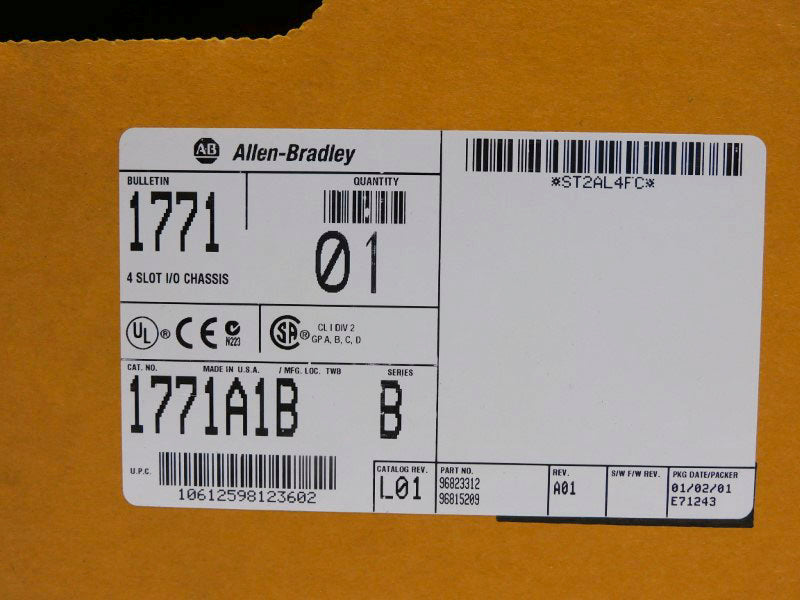 ALLEN BRADLEY 1771-A1B SER. B 5.25VDC 16 REV. L01 NSMP