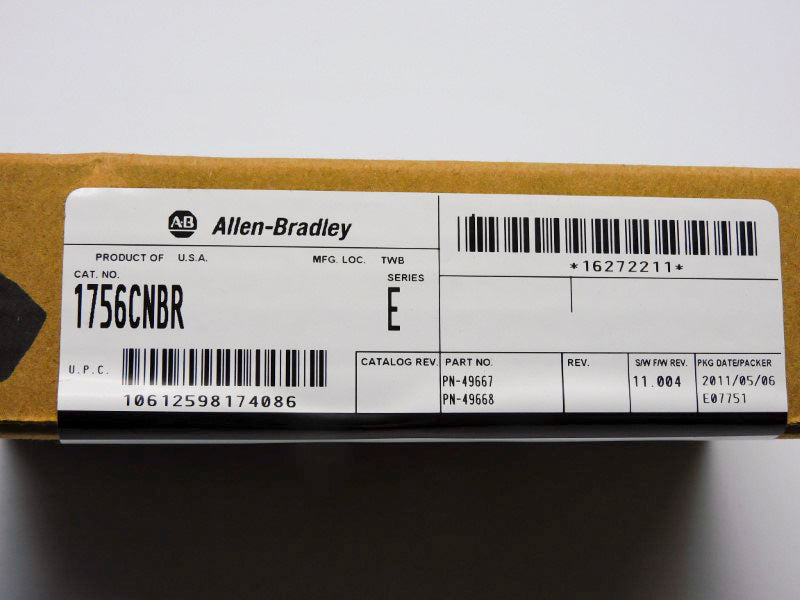 ALLEN BRADLEY 1756-CNBR SER. E F/W 11.004 DATE: 2011 NSFS
