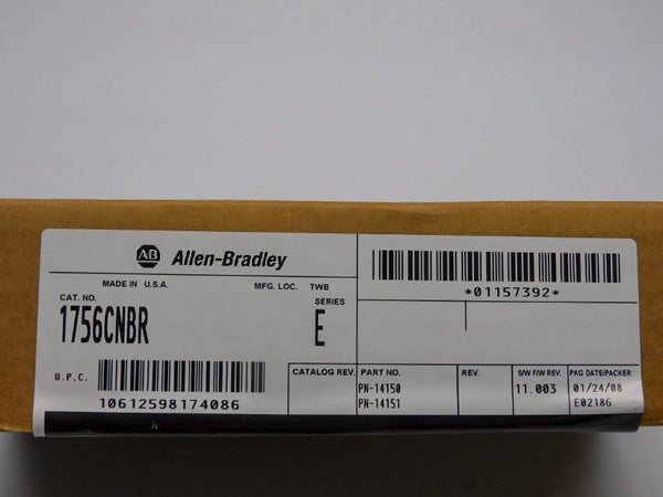 ALLEN BRADLEY 1756-CNBR SER. E F/W 11.003 DATE: 2008 NSFS