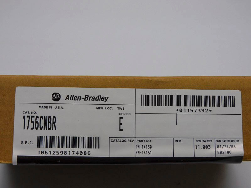 ALLEN BRADLEY 1756-CNBR SER. E F/W 11.003 DATE: 2008 NSFS