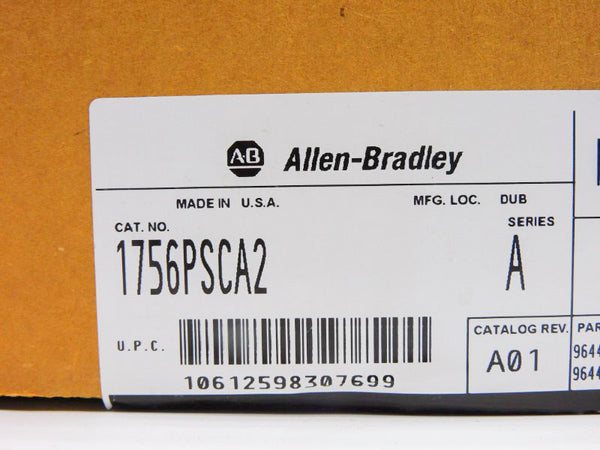 ALLEN BRADLEY 1756-PSCA2 SER. A REV. B01 24VDC 15A NSMP