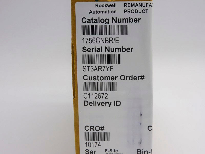 ALLEN BRADLEY 1756-CNBR SER. E F/W 11.002 REV. E01 24VDC REMAN