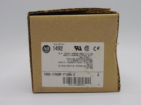 ALLEN BRADLEY 1492-IFM20F-F120A-2 SER. A 85-132VAC/DC (BR/WH) NSMP
