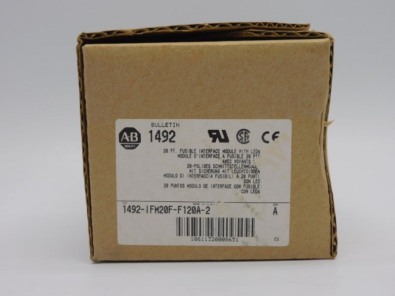 ALLEN BRADLEY 1492-IFM20F-F120A-2 SER. A 85-132VAC/DC (BR/WH) NSMP