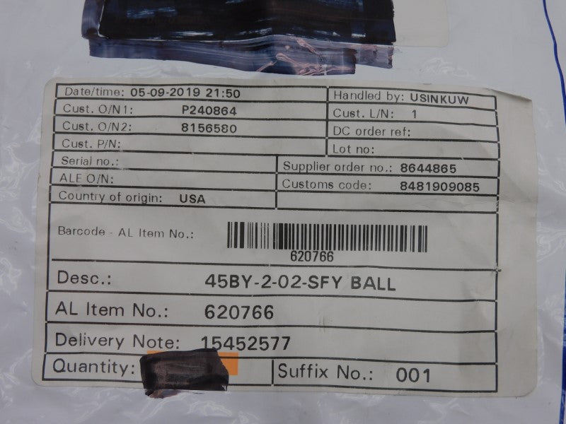 ALFA LAVAL 45BY-2-02-SFY 620766 NSMP