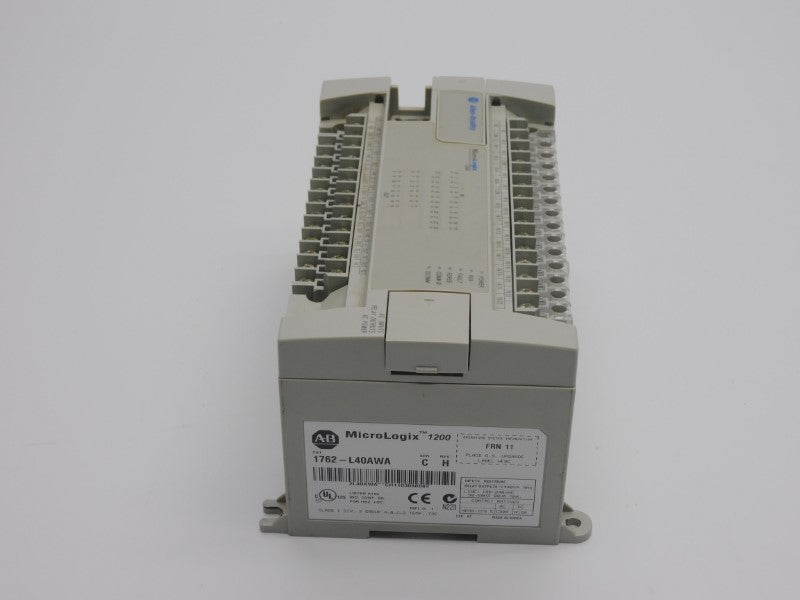 ALLEN BRADLEY 1762-L40AWA SER. C F/W 11 REV. H 100/120VAC (NO DOOR) UNMP