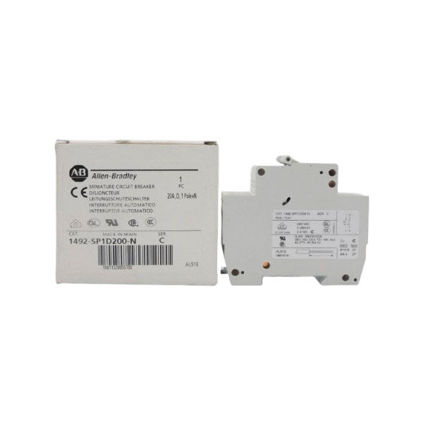 ALLEN BRADLEY 1492-SP1D200-N SER. C 277V 20A (WH) NSMP