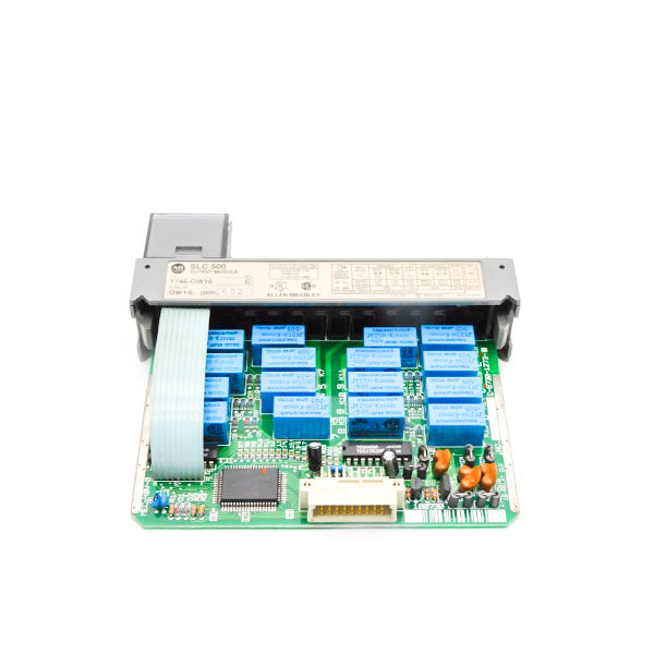 ALLEN BRADLEY 1746-OW16 SER. C 10-250VAC 15A (NO TERMINAL/DOOR) UNMP