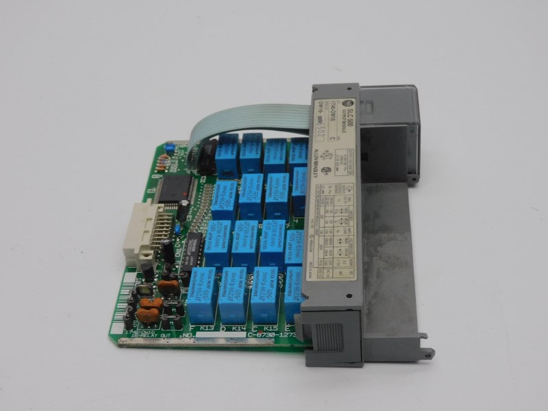 ALLEN BRADLEY 1746-OW16 SER. C 10-250VAC 15A (NO TERMINAL/DOOR) UNMP