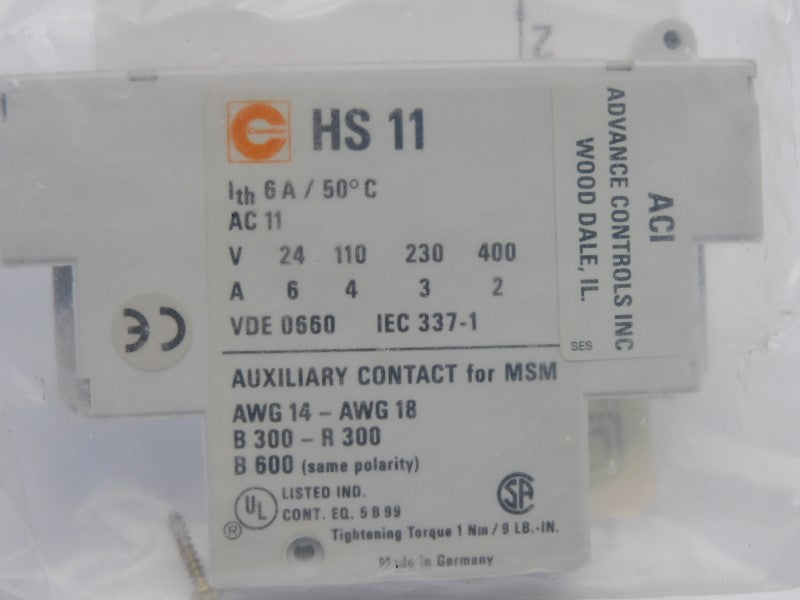 ACI HS11 400V 6A NSMP