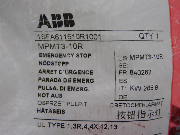 ABB 1SFA611510R1001 MPMT3-10R NSMP