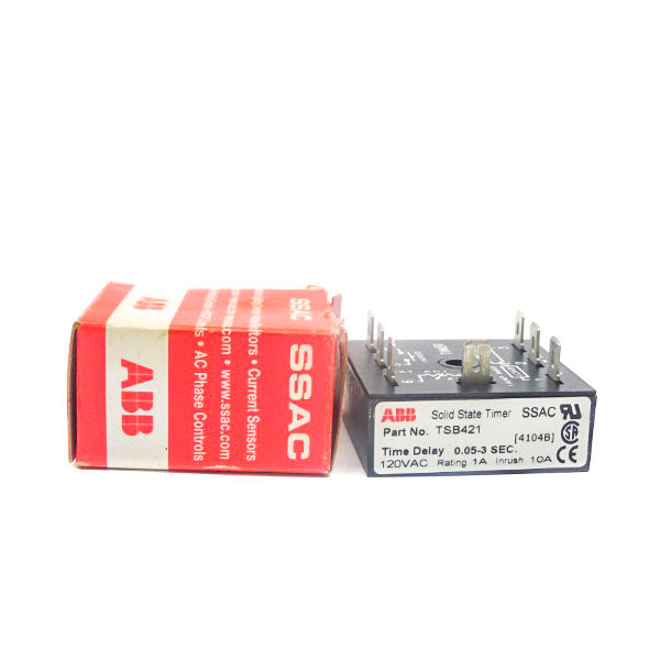 ABB TSB421 120VAC 10A 0.05-3S NSMP