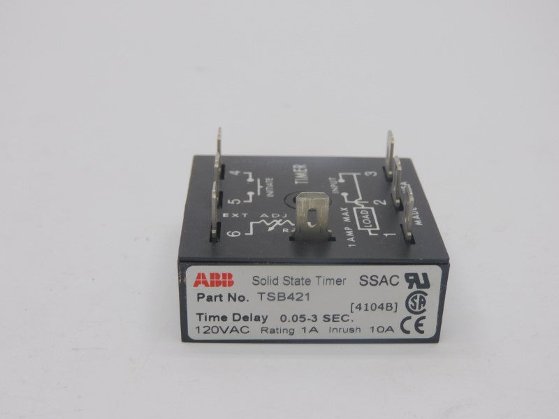 ABB TSB421 120VAC 10A 0.05-3S NSMP
