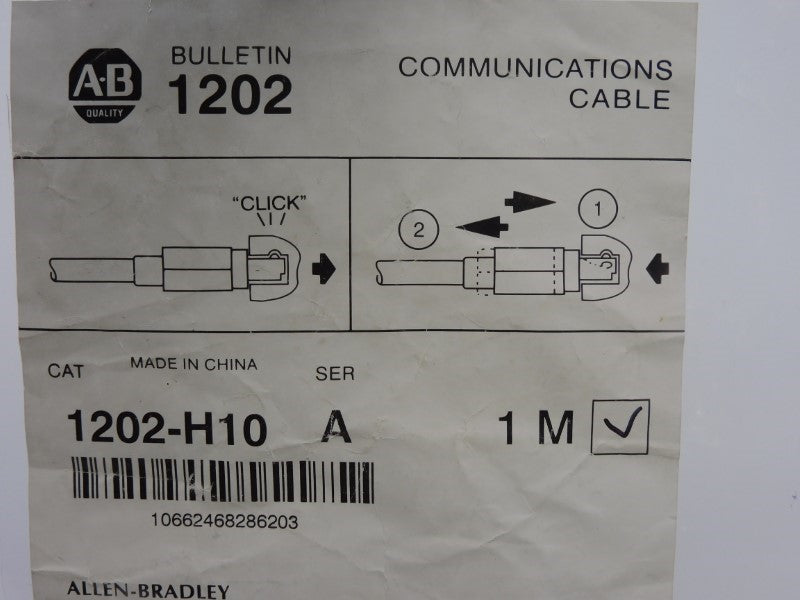 ALLEN BRADLEY 1202-H10 SER. A 1M NSMP
