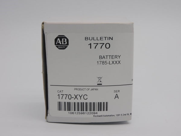 ALLEN BRADLEY 1770-XYC SER. A REV. 20 3V (WH) NSMP