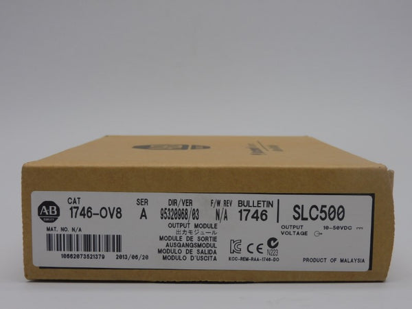ALLEN BRADLEY 1746-OV8 SER. A 10-50VDC DATE: 2013 NSFS