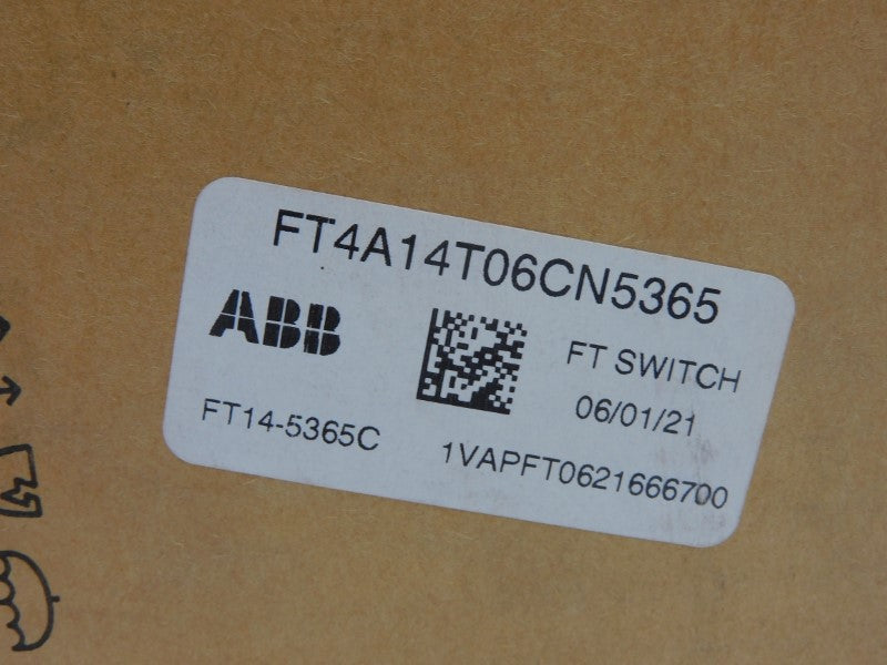 ABB 1VAPFT0621666700 FT4A14T06CN5365 NSMP