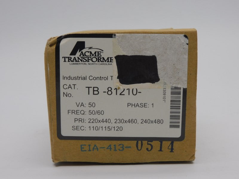 ACME TB-81210 240/480V (AS PICTURED) NSMP