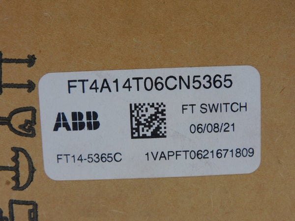 ABB 1VAPFT0621671809 FT4A14T06CN5365 FT14-5356C NSFS
