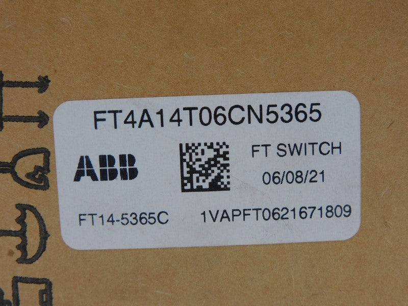 ABB 1VAPFT0621671809 FT4A14T06CN5365 FT14-5356C NSFS