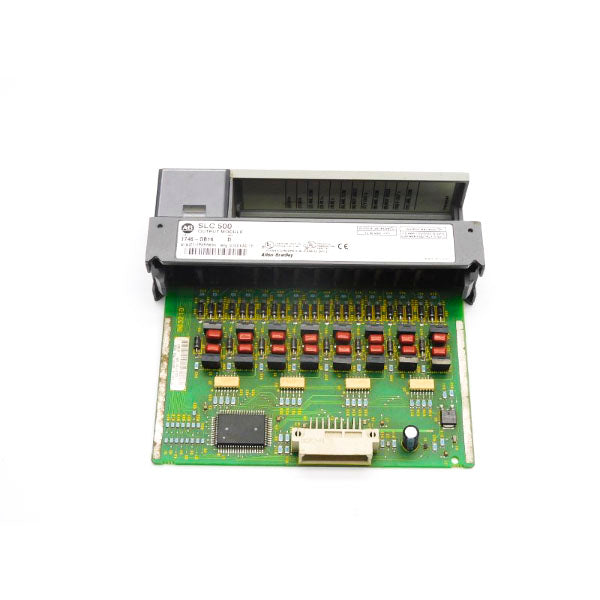 ALLEN BRADLEY 1746-OB16 SER. D 10-50VDC 0.5A (NO TERMINAL) UNMP