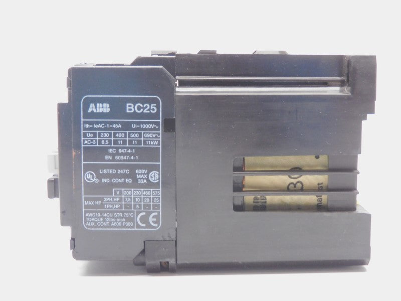 ABB GJL241300150011 BC25-30-01 24VDC 45A NSMP