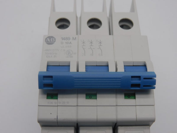 ALLEN BRADLEY 1489-M3D100 SER. D 277V 10A (WH) NSMP