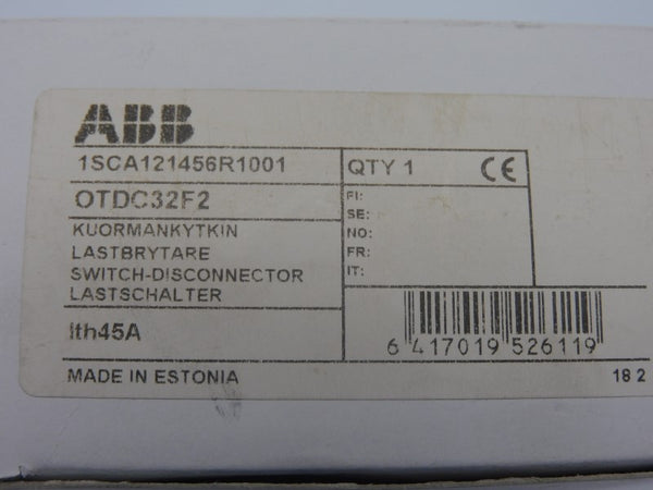 ABB 1SCA121456R1001 OTDC32F2 660V 45A NSMP