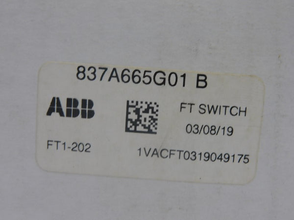 ABB 1VACFT0319049175 837A665G01B FT1-202 NSFS