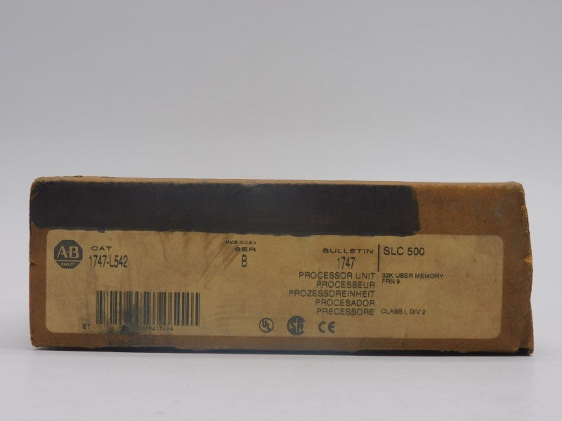 ALLEN BRADLEY 1747-L542 SER. B F/W 9 REV. 3 24VDC 1A (NO KEY) NSMP