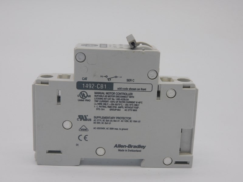 ALLEN BRADLEY 1492-CB1-G040 SER. C 277V 4A NSNP