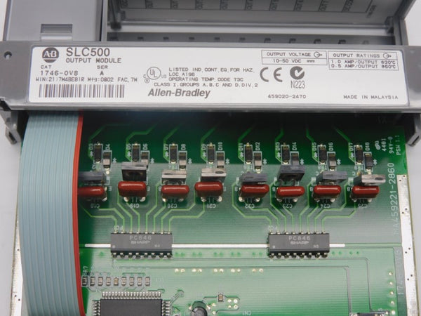 ALLEN BRADLEY 1746-OV8 SER. A 10-50VDC 1.0A NSMP