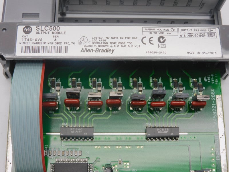 ALLEN BRADLEY 1746-OV8 SER. A 10-50VDC 1.0A NSMP