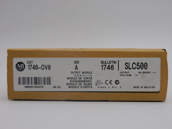 ALLEN BRADLEY 1746-OV8 SER. A 10-50VDC 1.0A NSMP