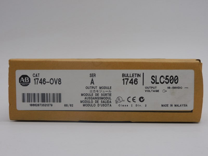 ALLEN BRADLEY 1746-OV8 SER. A 10-50VDC 1.0A NSMP
