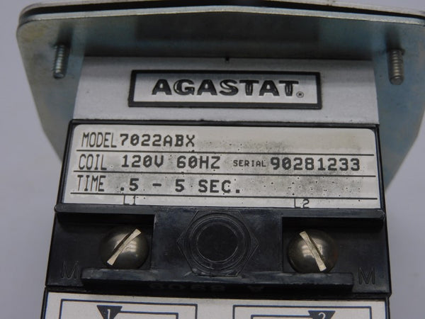 AGASTAT 7022ABX 120V .5-5S NSNP